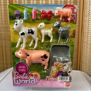 Barbie Farm Animal Playset NEW